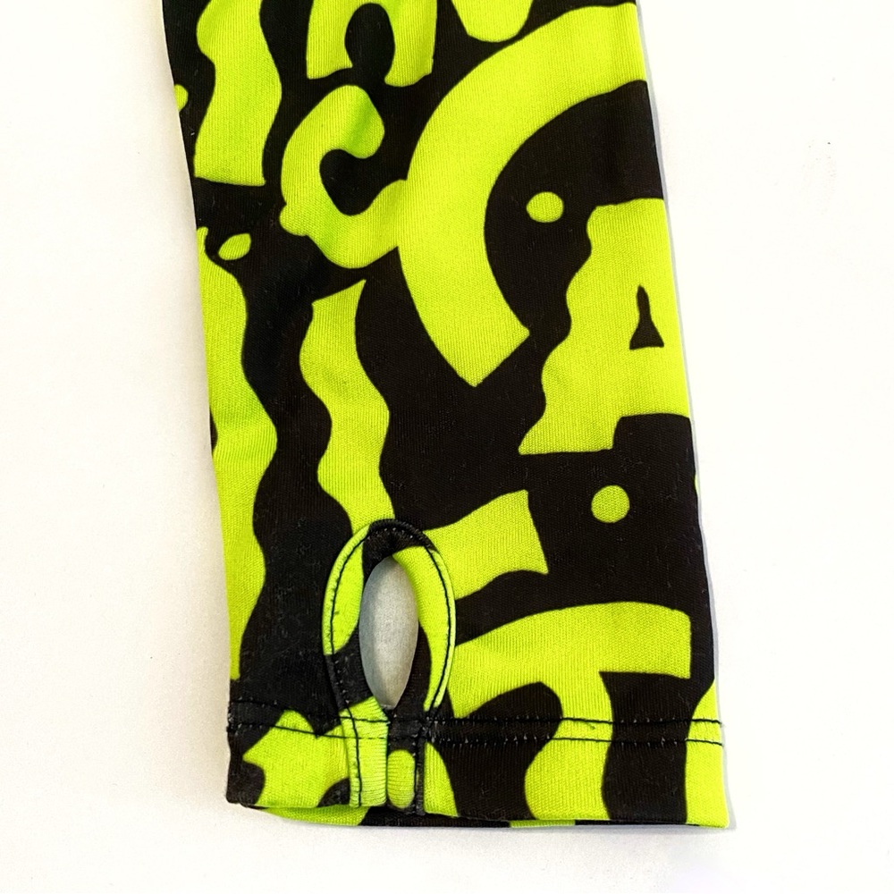 STELLA MCCARTNEY KIDS BLACK YELLOW LOGO PRINT JERSEY TOP PANTS tracksuit SET - Picture 5 of 12